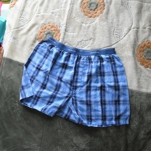 plaid boxer pajama shorts